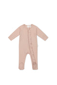Load image into Gallery viewer, Light Pink Cotton One Piece baby
