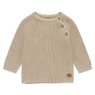 baby boy knitted sweater in beige