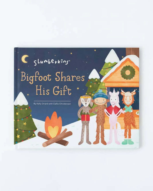 Bigfoot Shares His Gift Holiday Hardcover Book