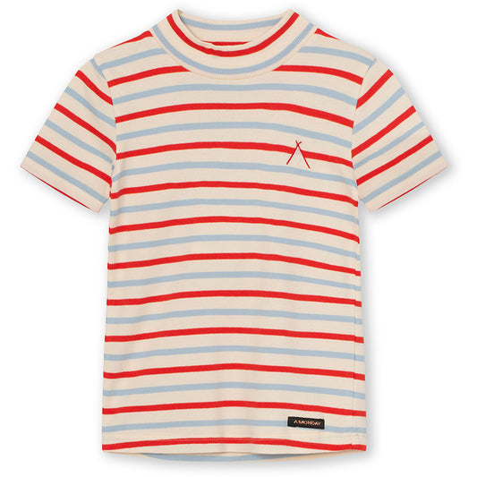 Agnes T-Shirt - Poppy Stripe