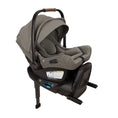 Load image into Gallery viewer, gray infant carseat with base
