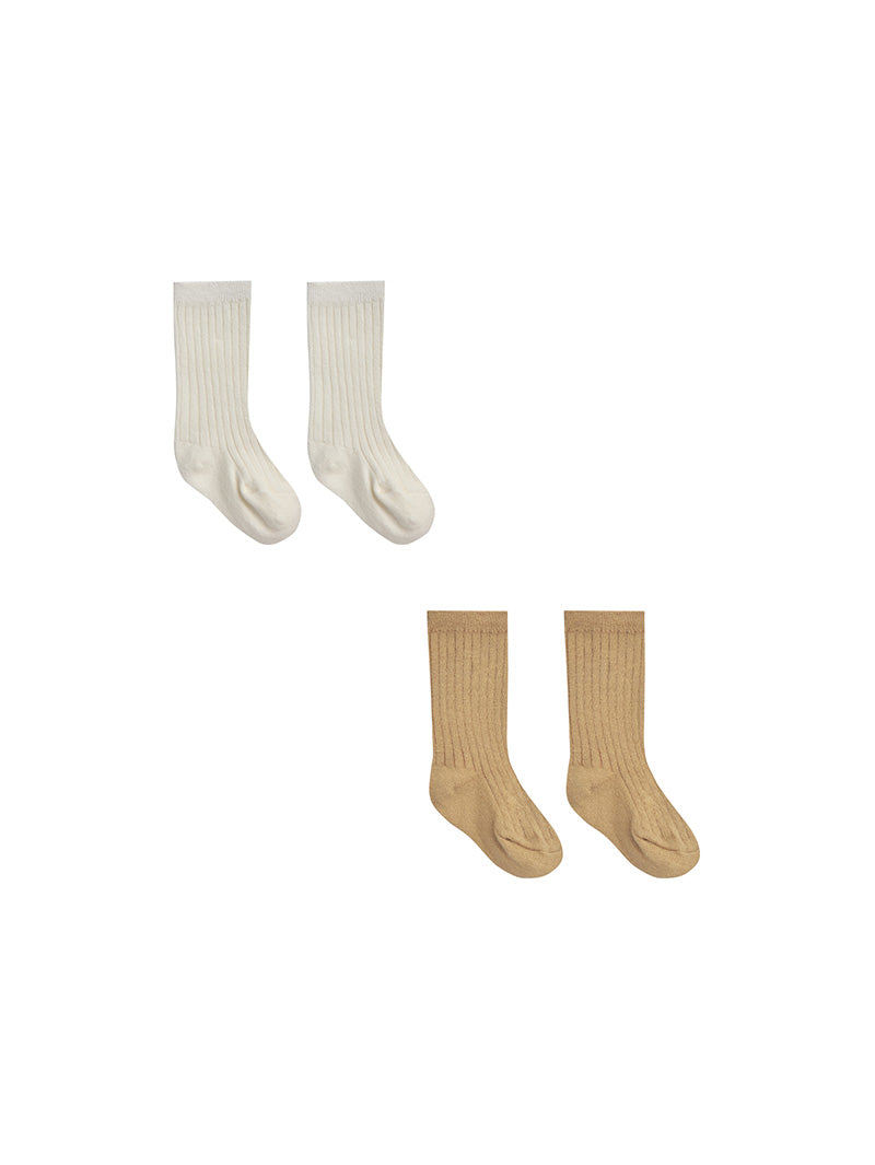 Socks Set - Ivory + Honey