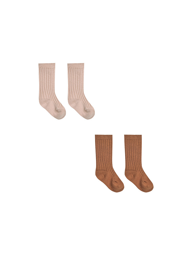 Socks Set - Blush + Clay