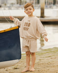 Load image into Gallery viewer, kids boat crewneck cream
