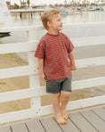 Load image into Gallery viewer,  boys red stripe shirt
