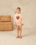 Load image into Gallery viewer, girls terry cloth strawberry crewneck
