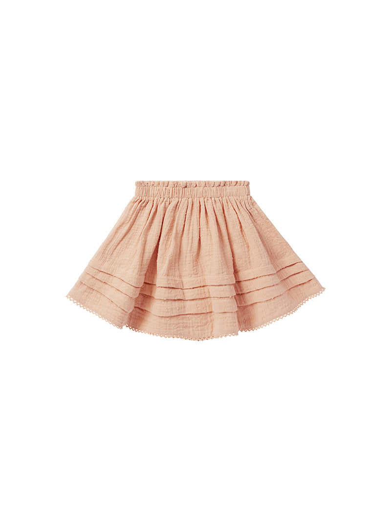 girls peach skirt