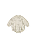 Load image into Gallery viewer, Baby Crewneck Romper Airplanes

