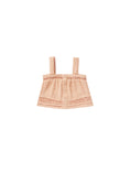 Load image into Gallery viewer, girls pleated apricot tank top
