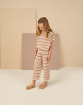 Load image into Gallery viewer, Knit Wide Leg Pant - Honeycomb Stripe
