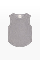 ribbed grey tank top