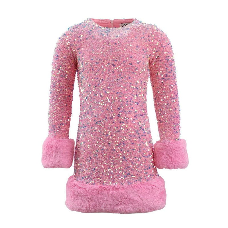 Sabrina Shimmer Dress – Bumps N Bundles
