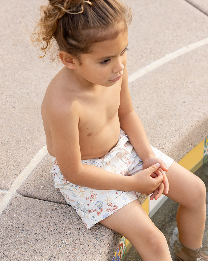 swimshorts with lobsters 