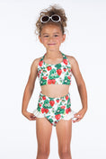 Load image into Gallery viewer, two piece berry girls swimsuit
