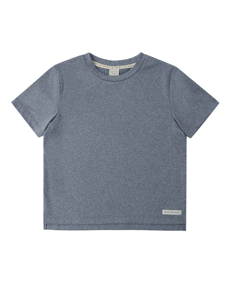 Blue t-shirt on a white background