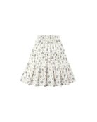 Floral patterned skirt on a white background