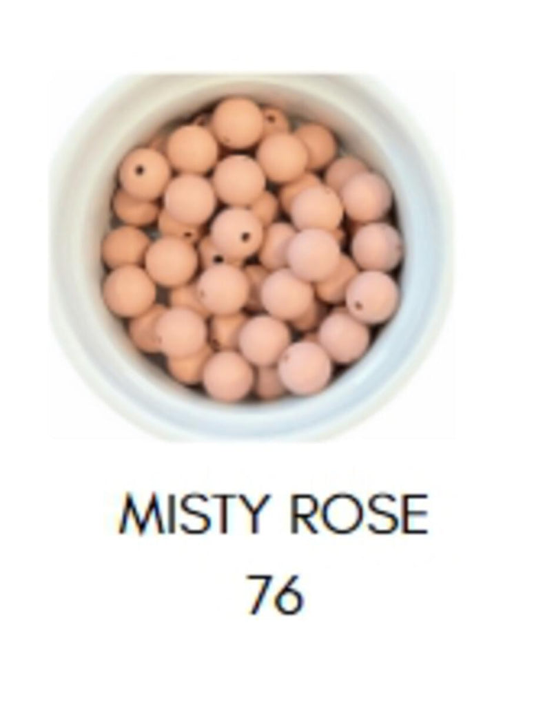 Petite Maya Pacifier Clip - Misty Rose