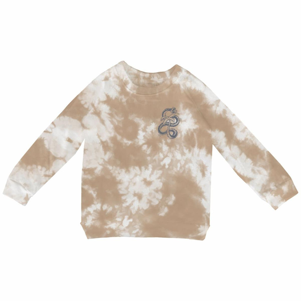 Diamond Back Crewneck Sweater - Terra Tie Dye