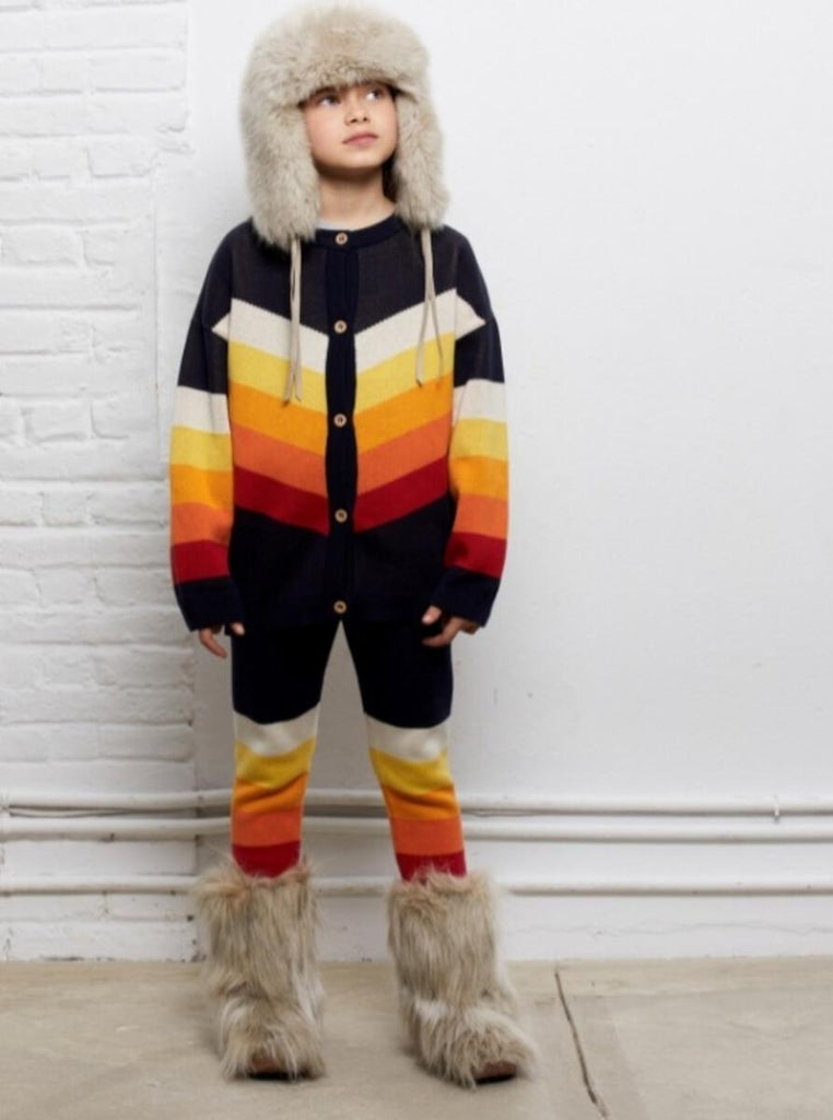 Sunset Tricot Cardigan - Multicolor