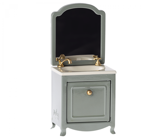 Sink Dress with Mirror, Mouse - Dark Mint