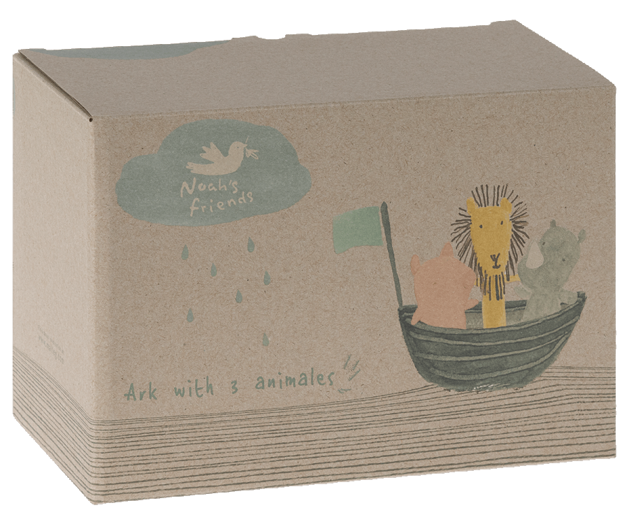 Noah's Ark with 3 Mini Animals