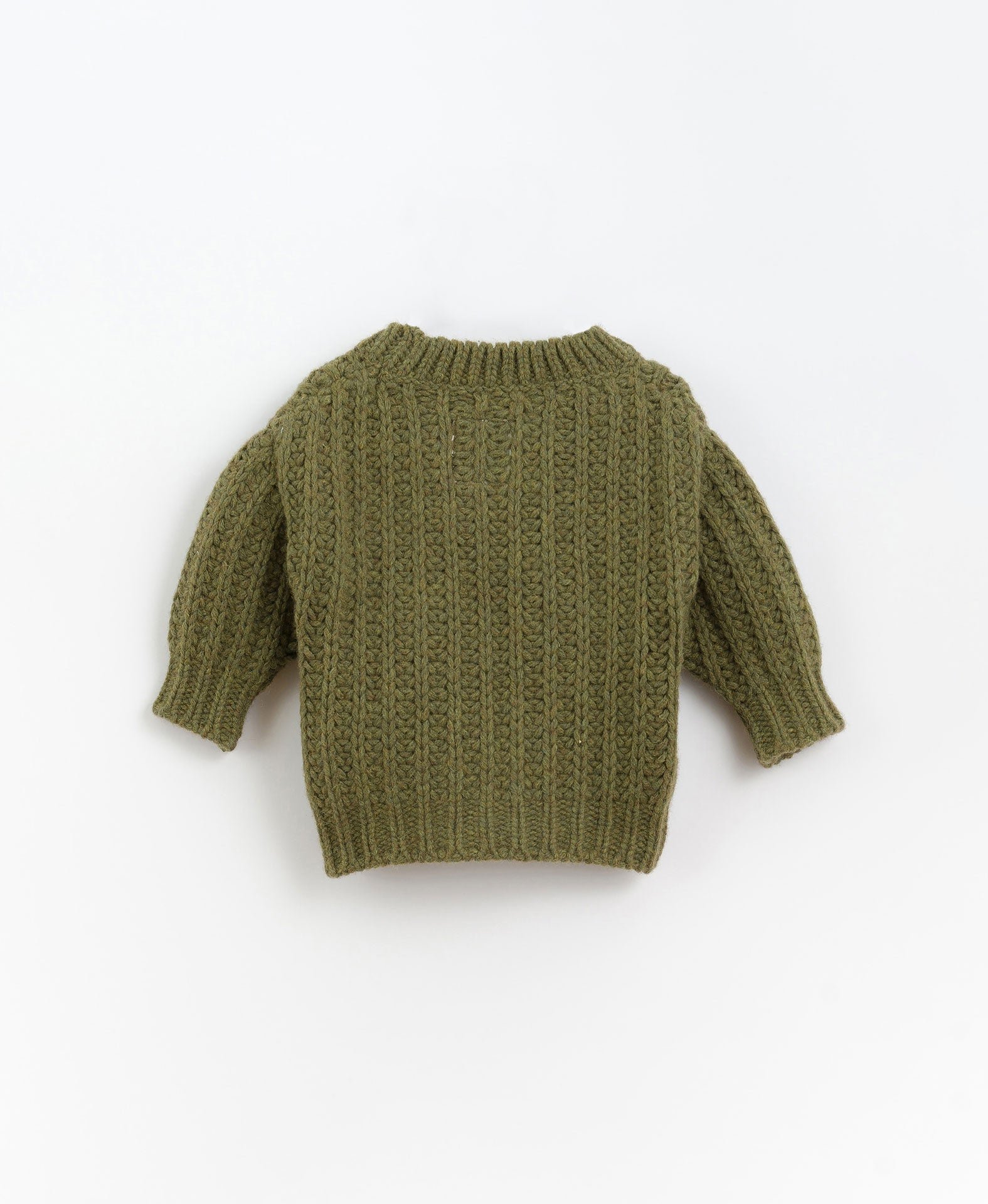 Knitted Sweater - Pea