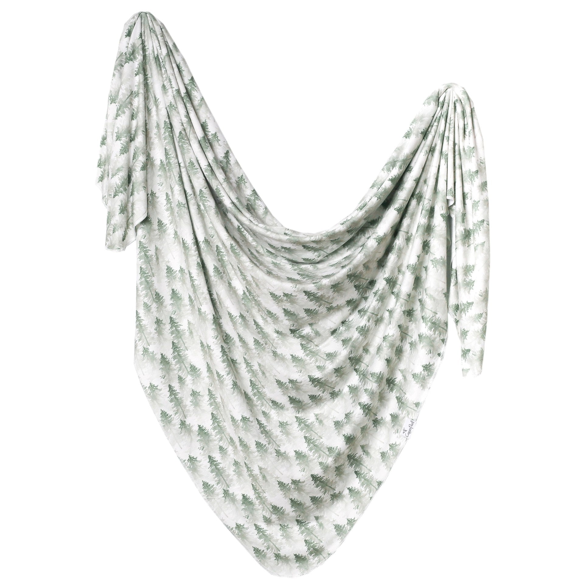Knit Swaddle Blanket - Evergreen