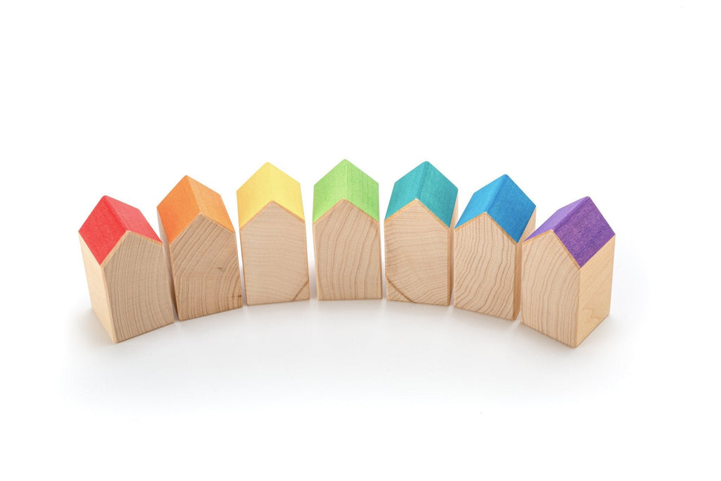 7 Little Houses - Rainbow