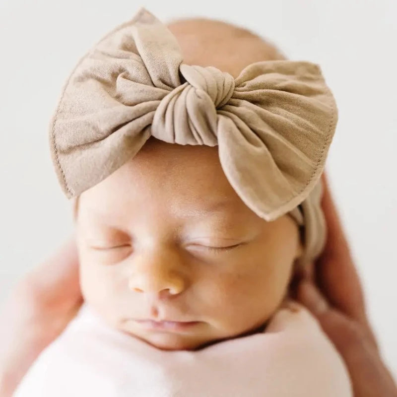 Light Brown Baby Bow