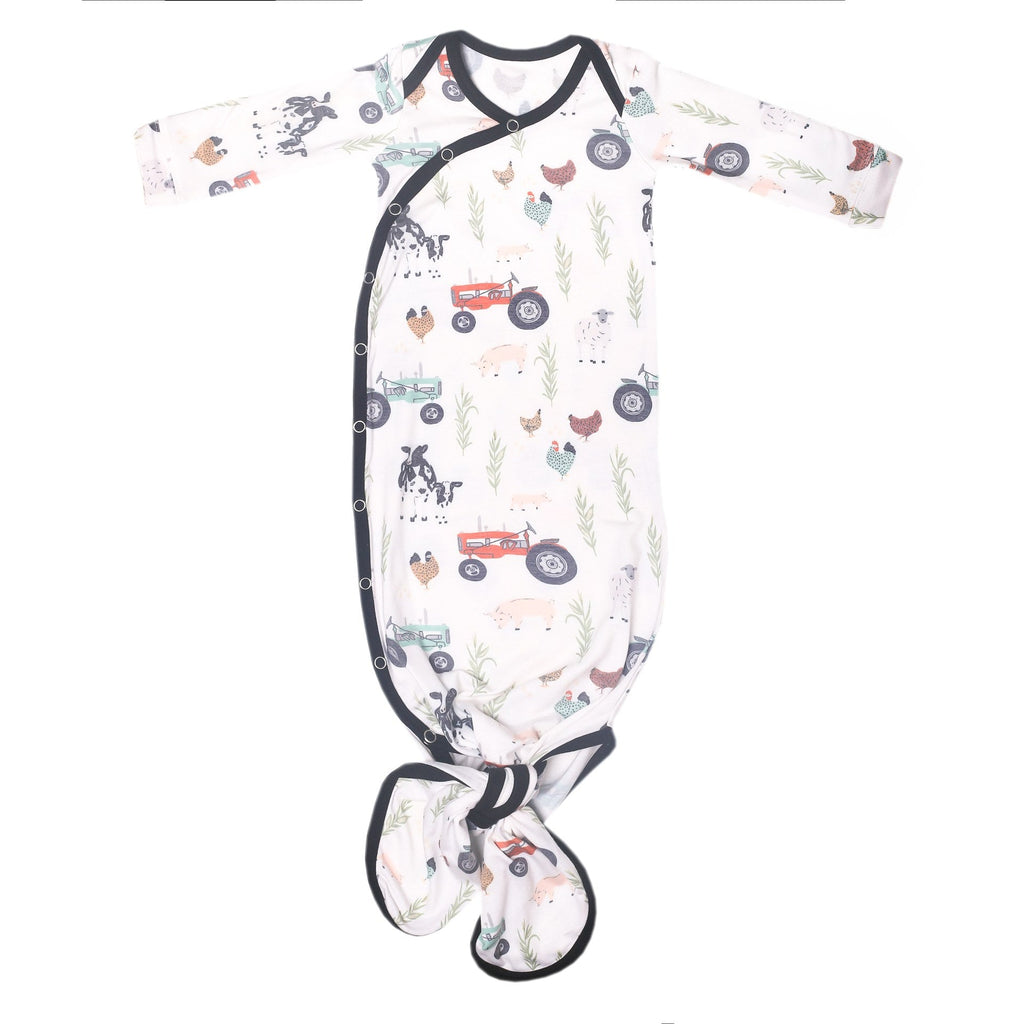 Newborn Knotted Gown - Jo