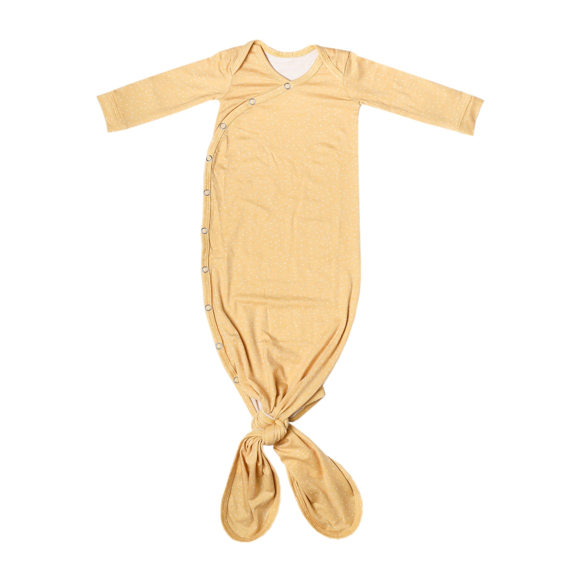 Newborn Knotted Gown - Marigold