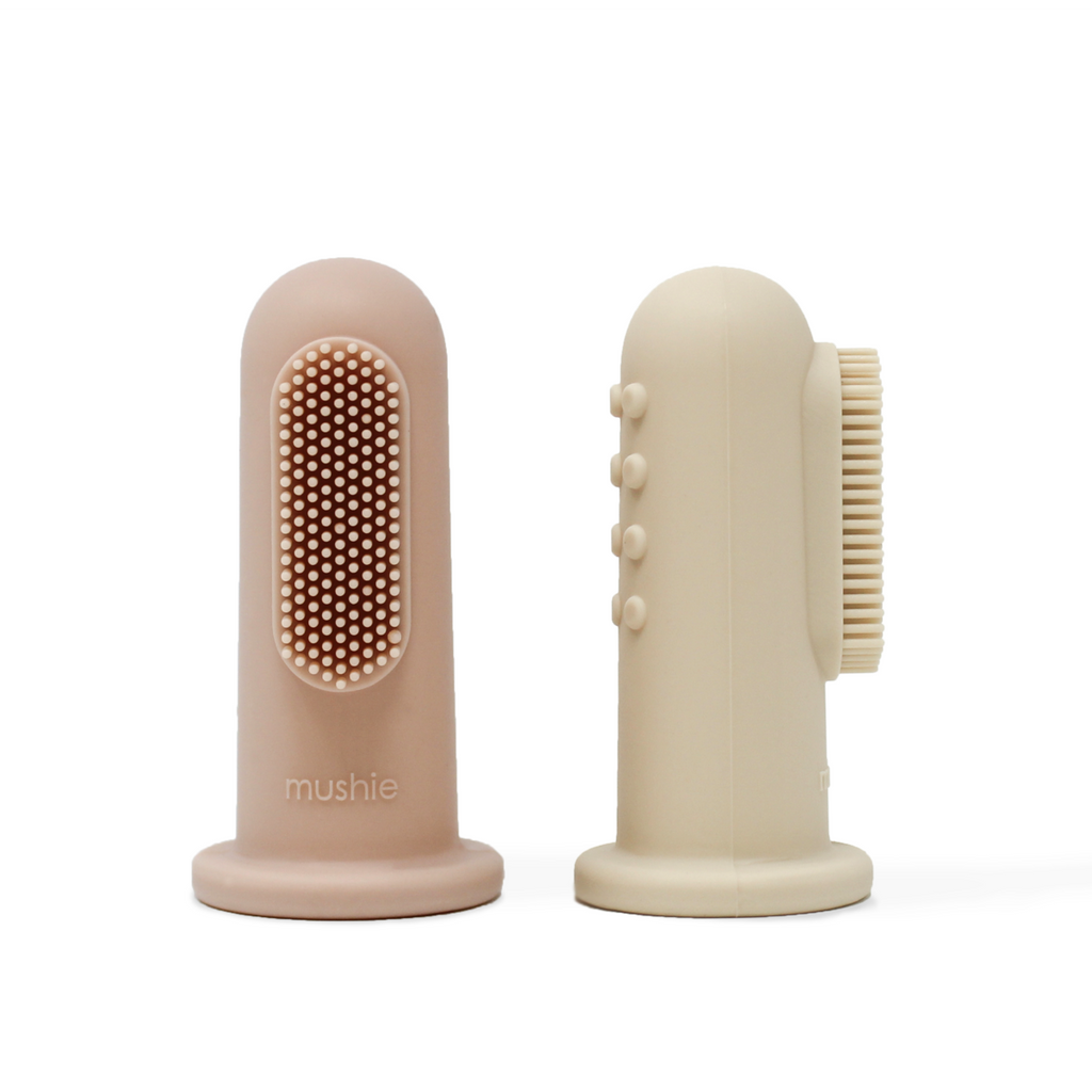 Finger Toothbrush - Shifting Sand/Blush