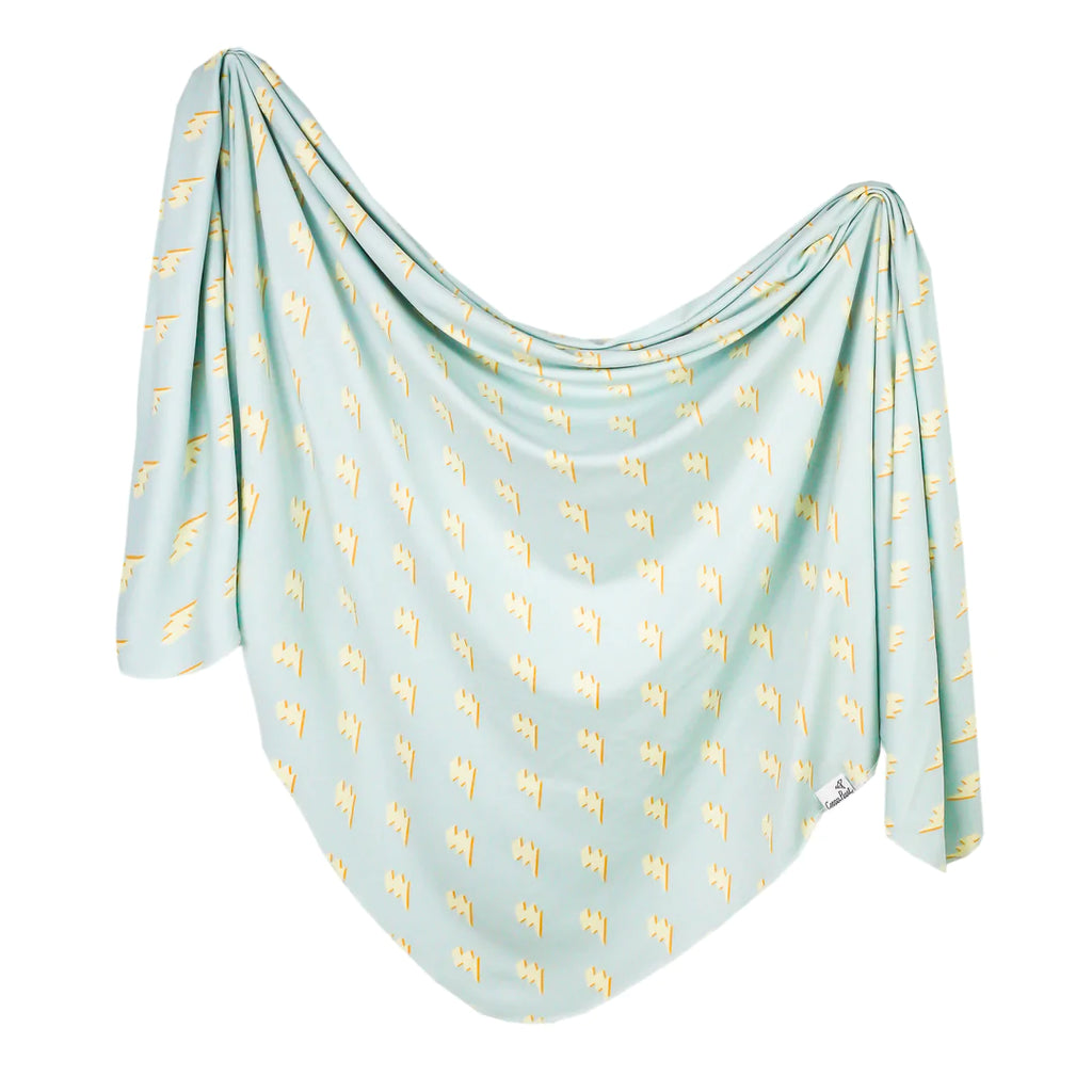 Knit Swaddle Blanket - Bolt