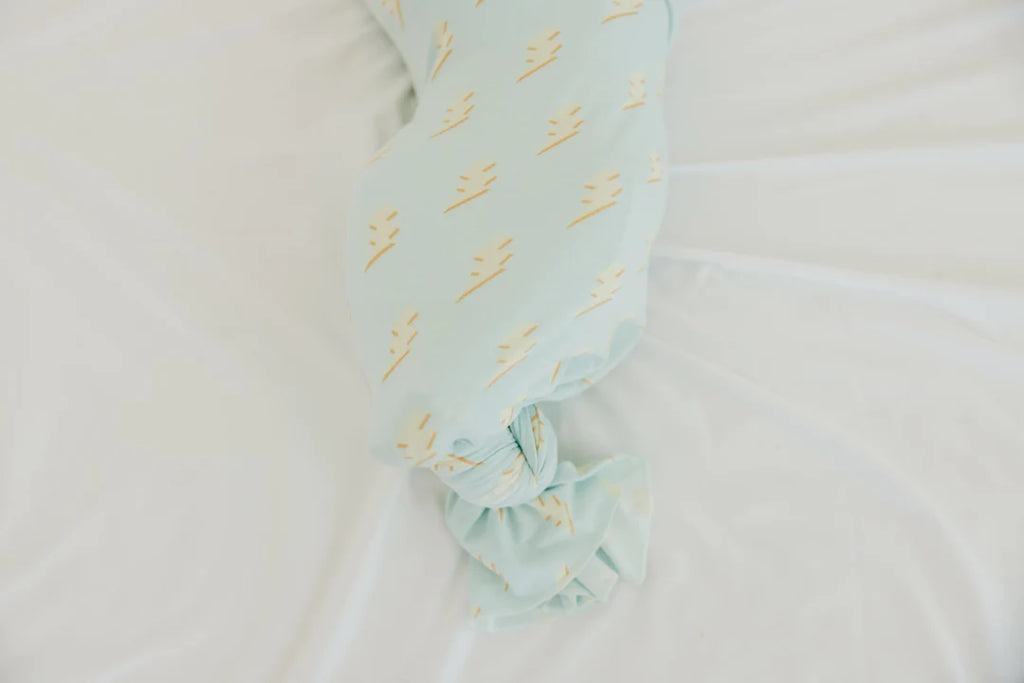 Knit Swaddle Blanket - Bolt