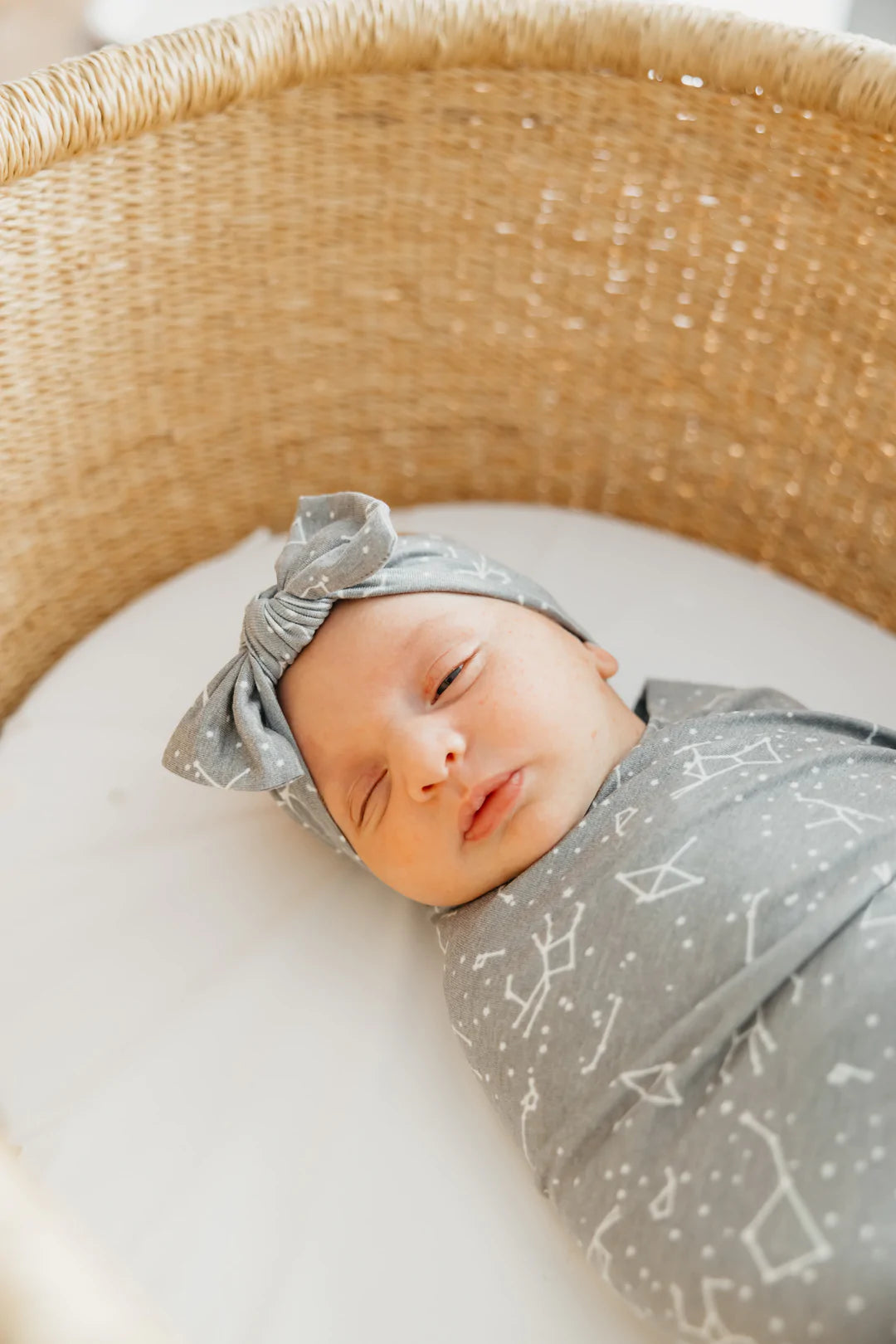 Knit Swaddle Blanket - Astro