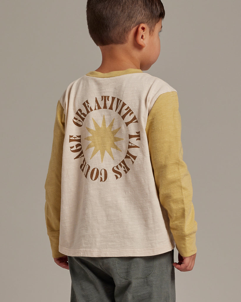 Long Sleeve Skater Tee - Creativity Takes Courage