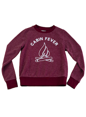 Cabin Fever Hacci Pullover - Scarlet