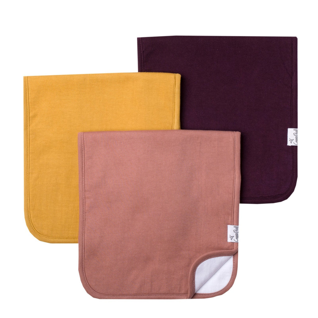 Burp Cloth Set (3 Pack) - Jade