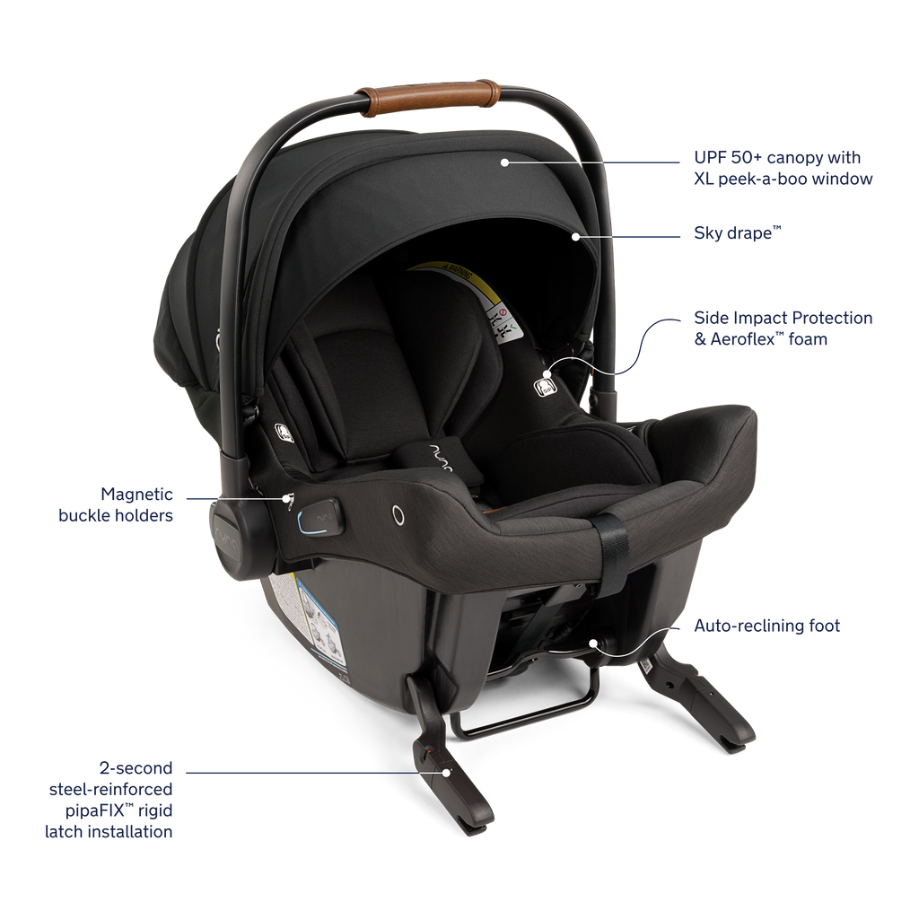 TRIV Stroller + Pipa Urbn Travel System - Caviar