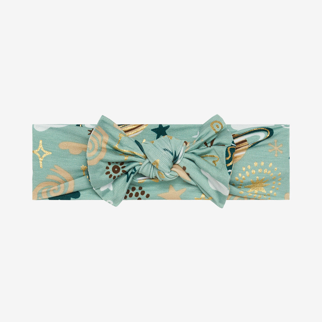 Infant Swaddle and Headwrap Set - To The Stars