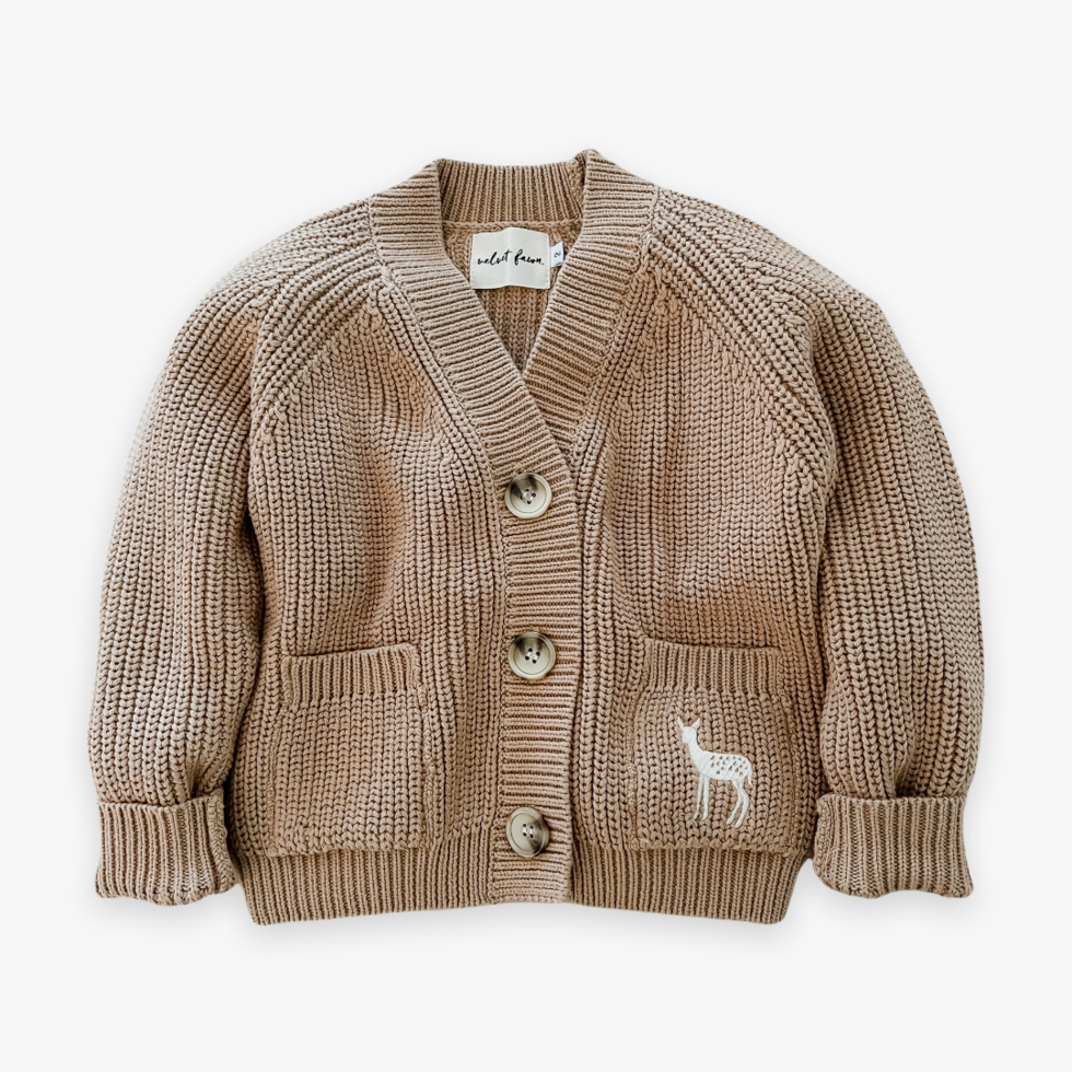 Fawn/Pampas Banks Cardigan