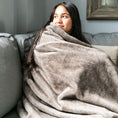 Load image into Gallery viewer, Timberwolf Grand Faux Fur Throw Blanket - Extra Large
