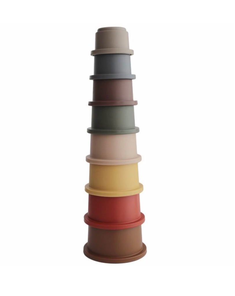 Stacking Cup Toy - Set of 8 (Retro)