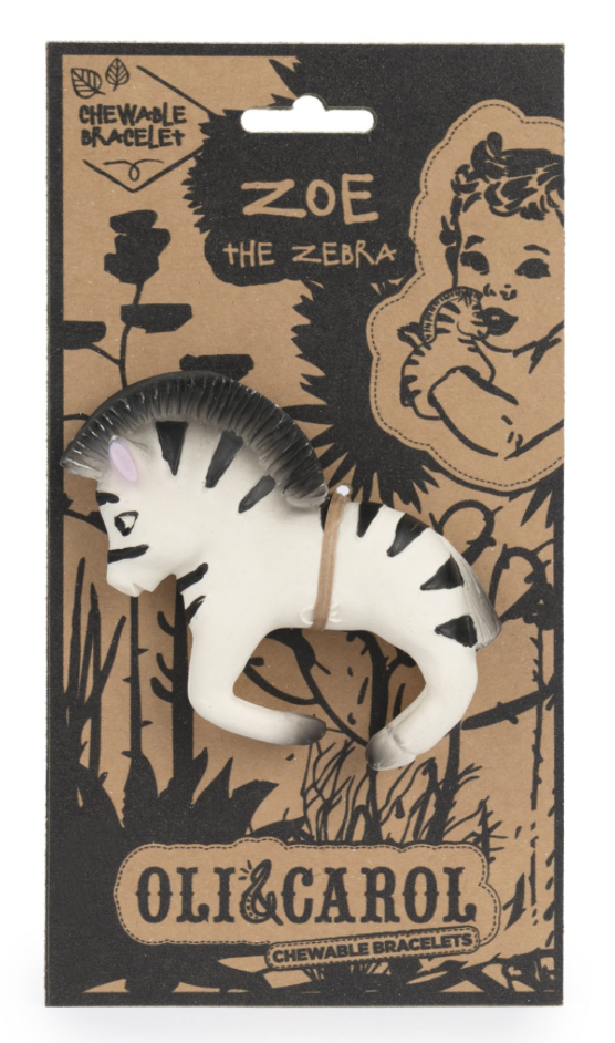 Zoe The Zebra Teething Bracelet