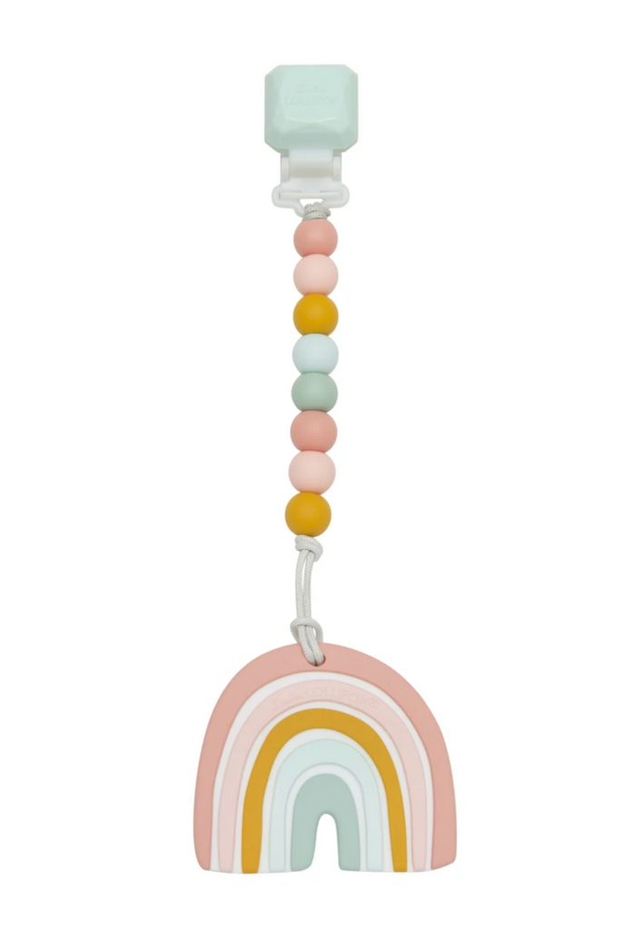Silicone Teether Set - Pastel Rainbow