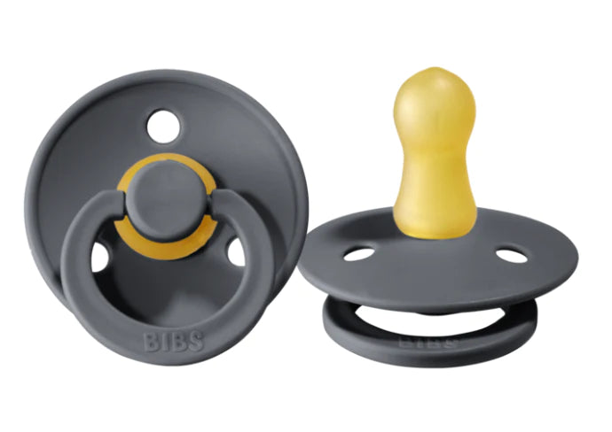 BIBS Pacifier 2 Pack - Iron