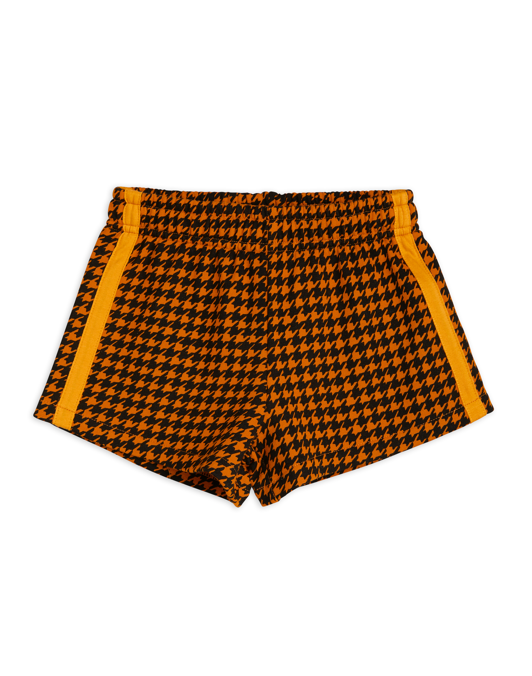 Houndstooth Shorts - Brown