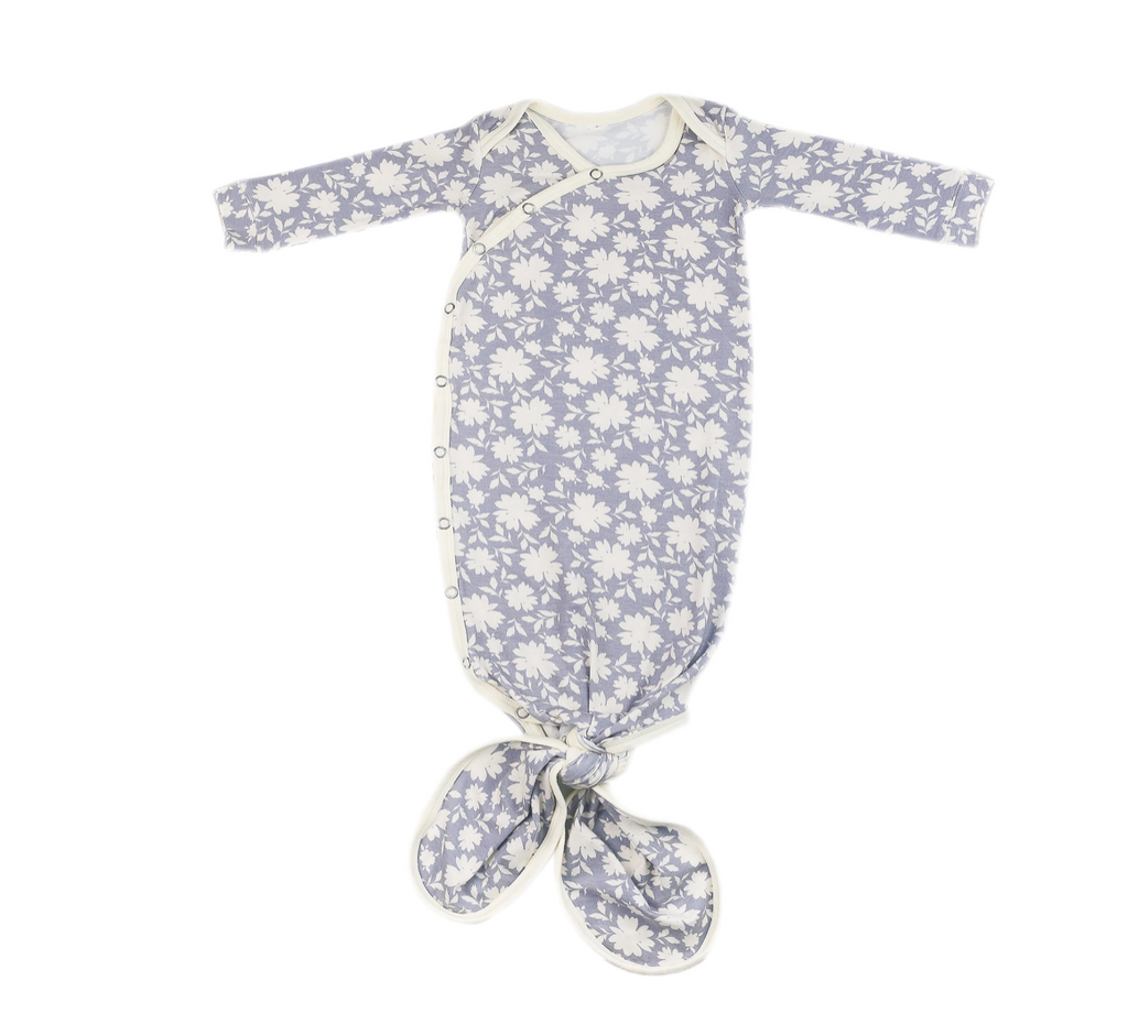 Newborn Knotted Gown - Lacie