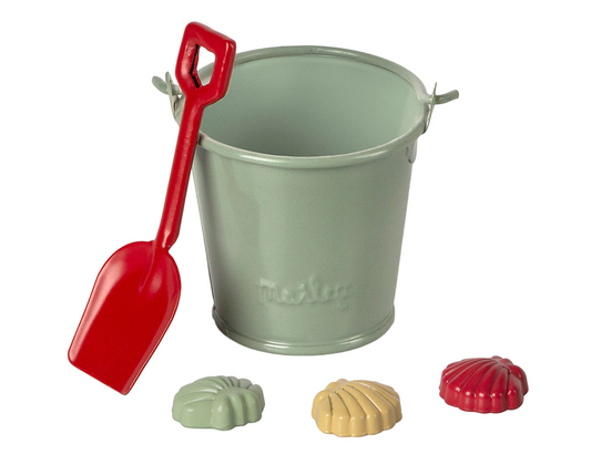 Beach Sand Toys Set - Shovel, Bucket, and Shells
