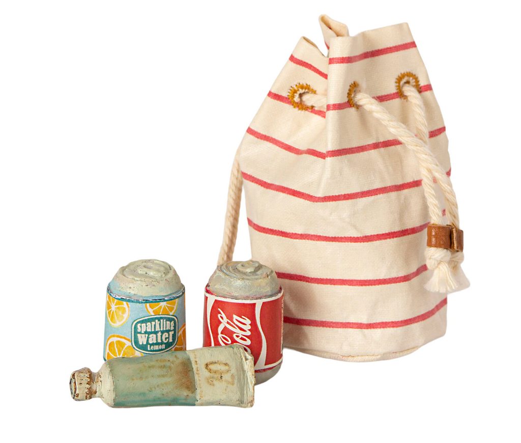Bag with Beach Essentials